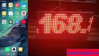 P10 Led Matrix Display Webserver