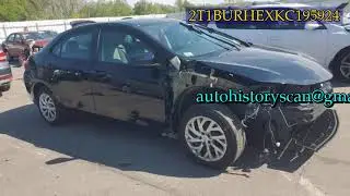 2T1BURHEXKC195924 Toyota Corolla L 2019