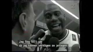 Magic Johnson in Sweden. Magic M7 - Sall&eacute;n Basket. Basketligan Part 3/3
