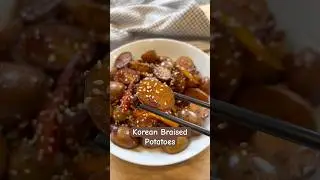 This Korean Braised Potato side dish is so addicting (Gamja Jorim)
