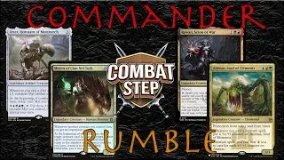Commander Rumble 009 Urtet v Rowan Scion of War v Animar v Meren Clan of Tel Noth Commander Gameplay