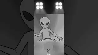 Alien Headbanging Metal Short