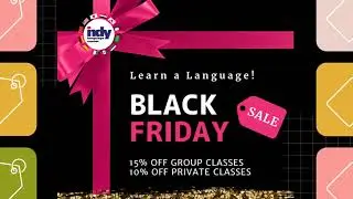 Black Friday SALE starts today until Monday, Nov 29th!