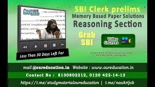Previous paper solutions for SBI ASSOCIATE CLERK PRELIMS 2018 I Our Education I