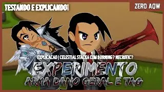 AQW | EXPERIMENTO &bull; CELESTIAL STACKA COM BURNING? COM NECROTIC? EXPLICANDO