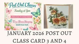 5 January 2026 January post out class card 3&4 
