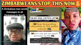 Zimbabweans Stop Demanding  Free Education in South African Public Schools | South Africa Has Done 