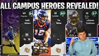 FREE 86 SPEED GARRETT! ALL CAMPUS HEROES REVEALED! FREE 85 TEBOW, MALIK NABERS, SURTAIN, AND MORE!