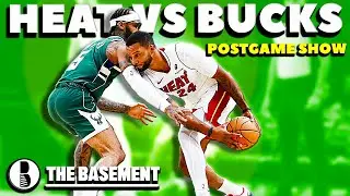 Miami Heat vs Milwaukee Bucks Postgame Show | The Basement Sports Network