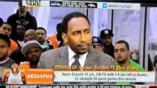First Take - Skip Bayless says Kevin Durant is playing like Jordan right now - ESPn First Take