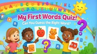 First Words Quiz for Kids! 🧠 Learn Everyday Vocabulary | Fun Game by Giggle Thinkers
