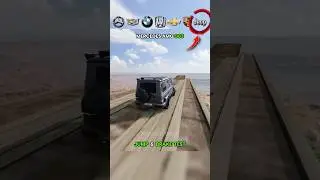 Car Jump & Brake Test PART-7  #bmw #mercedes