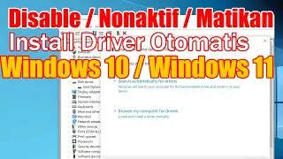 How to Disable Automatic Driver Updates in Windows 11