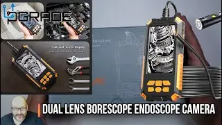 Dual Lens Borescope Endoscope Camera
