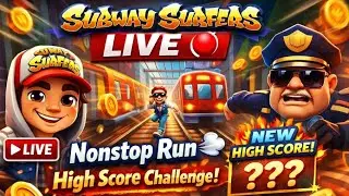 Subway Surfers Live 🔴 | Nonstop Run 💨 High Score Challenge | #shortslive