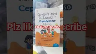 Cepodem 50 mg Pedia dry suspension #dj #music