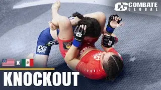 &iexcl;Tri&aacute;ngulo ATERRADOR! | Andrea Amaro vs Carolynn Cordoba | Combate Global #53