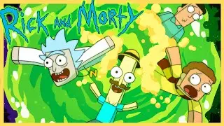 RICK AND MORTY!! | Minecraft Hide n Seek!