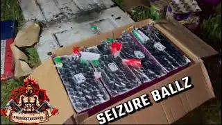 🎇SEIZURE BALLZ 288 Shots 1/4 🤫💥#Fireworks #Ohiopyro #pyroaddict