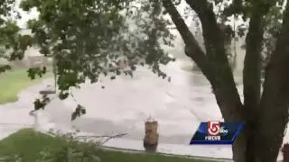 Severe weather rolls through Woburn