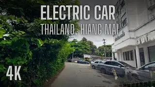 4K IMMERSIVE DRIVE | Electric Car to CENTRAL FESTIVAL - Cloudy Midday in Chiang Mai, Thailand (2025)