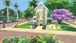 SIMS 4  ||  SPEED BUILD  ||  NO CC  ||  236: TINY LIVING:  Magnolia Tiny Home 🌴