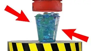Experiment 100 Orbeez VS 1000 Degree Hydraulic Press Satisfying | The Crusher