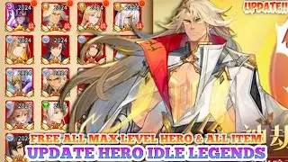 Big Update Hero Idle Legends Server GM - Full GM TooLs , Instant Max Lv Hero & All Item