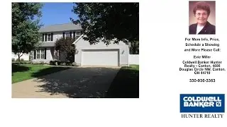 8182 Hidden Glen Ave Northeast, Canton, OH Presented by Evie Miller.