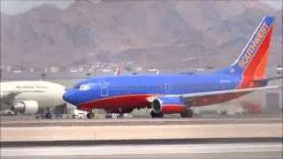 Las Vegas Windy Plane Spotting w/ Heavies! HD