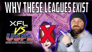 XFL NEWS: USFL vs XFL FOOTBALL WAR & QB RELEASED