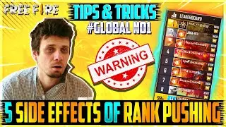 5 SIDE EFFECT OF RANK PUSHING || PROBLEM JO APKE HOSH UDA DE || WATCH TILL D END || GARENA FREEFIRE