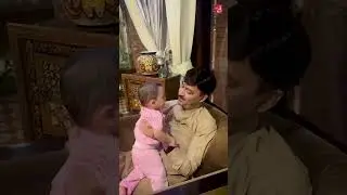 A year of love and care at Almarah  with our little one, captured in a quiet moment with PAPA