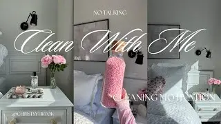 CLEAN, RESTOCK & ORGANIZE WITH ME 💘 VALINTINE'S INSPIRED (whole apartment *asmr* clean)