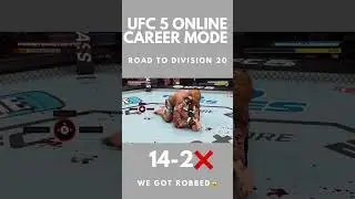 UFC 5 ONLINE CAREER MODE (ROAD TO DIVISION 20) DECISION LOSS ❌ EPISODE 16
