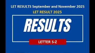 LPT EXAM RESULT S-Z 2025