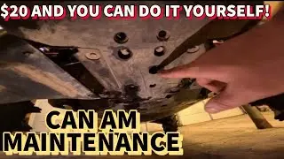 FRONT DIFFERENTIAL FLUID CHANGE! SMART-LOK CAN AM MAVERICK SPORT 1000R XRC!
