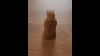Wood Turning ( Project 8 ) Toothpick Holder