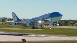 AMAZING PILOT SKILL WHEN Landing Boeing 747 United States Landing At Small Airport