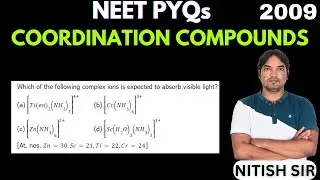 Which of the following complex ions is expected to absorb visible light | NEET PYQs  |