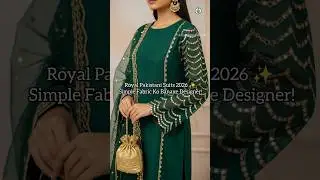 Latest Pakistani Suit Designs 2026: Mirror Work & Cutwork Ideas ✨ #shorts #pakistanisuits #stitching