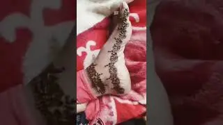 beautiful arabic feet mehendi design| #shorts