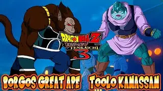 Borgos Great Ape Ozaru VS Toolo Kanassan Dragon Ball Z Budokai Tenkaichi 3 MOD BT3 PS2