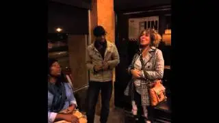 Singing at TGI Fridays