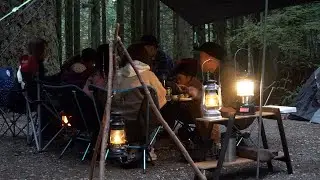 Fall Group Family Camping | Roast Chicken in Dutch Oven | Golden Ears Canada