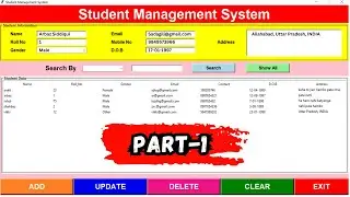 Student Management System in Python with Database || Part-1