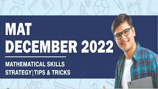 MAT 2022 | MATHEMATICAL SKILLS | TIPS & TRICKS #mat2022 #matmba #mat2023