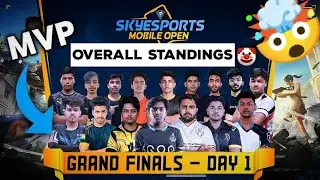 Skyesports Points Table 🔥 | Day 1 Grand Finals | BGMI