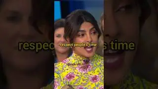 Respect people's time - Priyanka Chopra #shorts #priyankachopra #motivation
