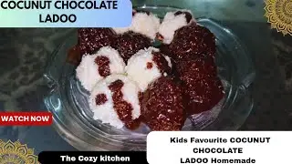 Kids Favourite Cocunut Chocolate Laddoo Homemade/In Cozy Kitchen 